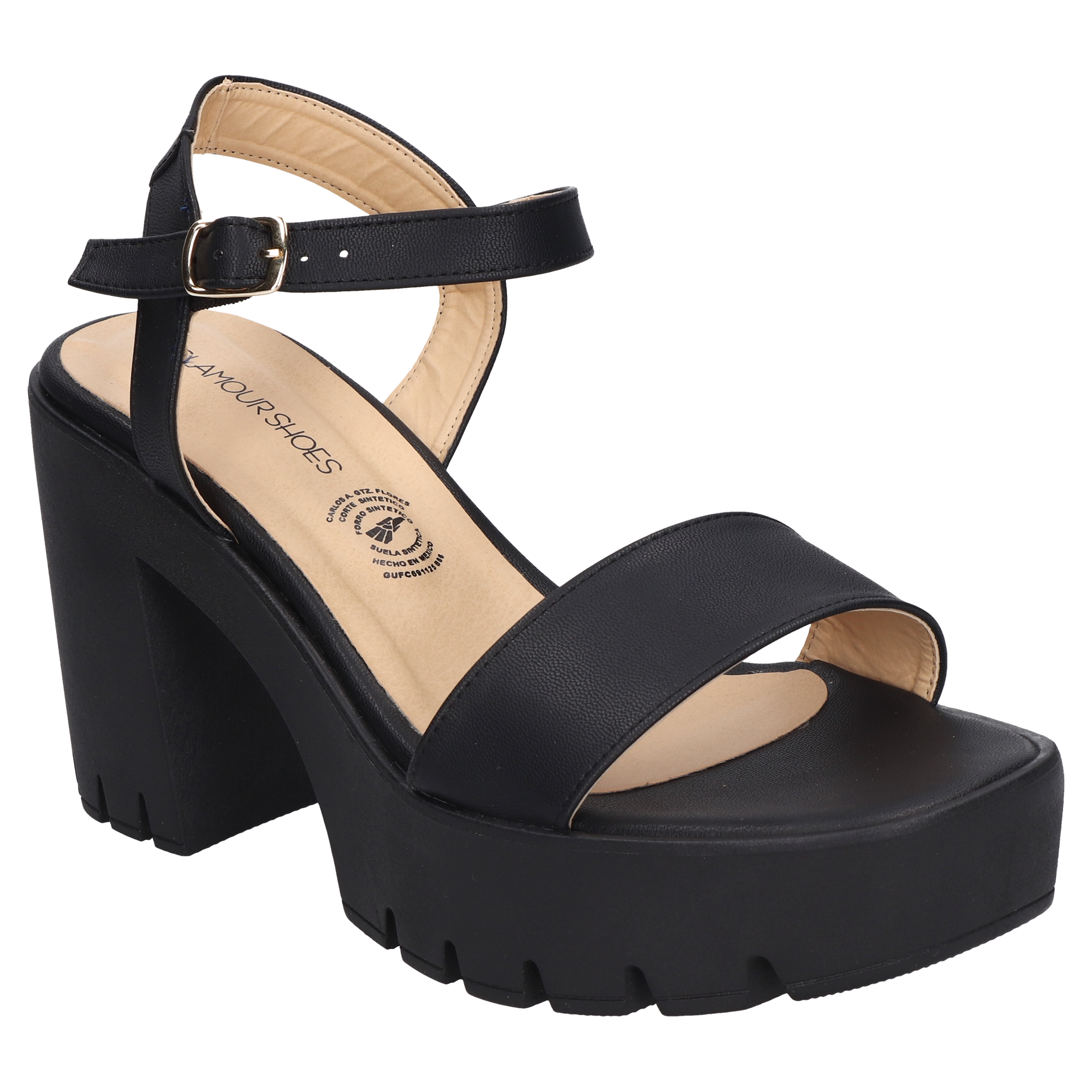 Sandalia Dama 75-1010 Negro