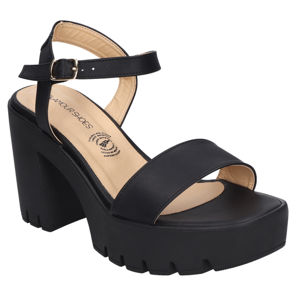 Sandalia Dama 75-1010 Negro