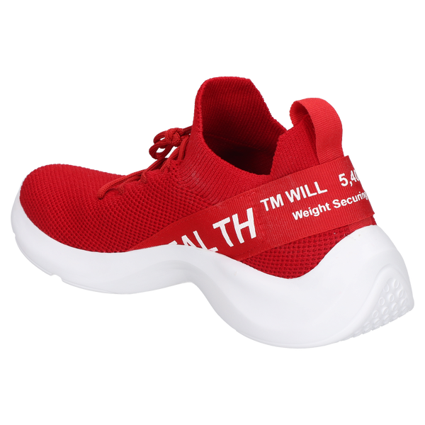 Tenis Deportivo Dama Rojo 75-10170