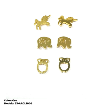 Aretes Dama Oro 83-ARCL1005