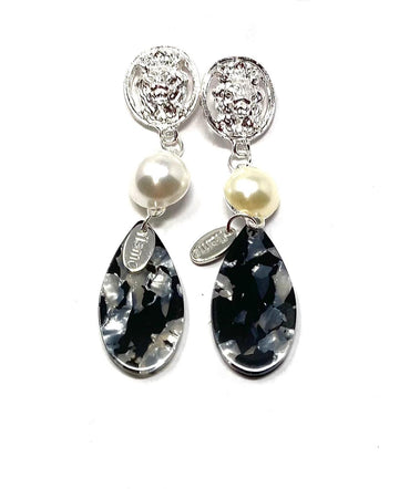 Aretes Dama Negro 83-Ark2528