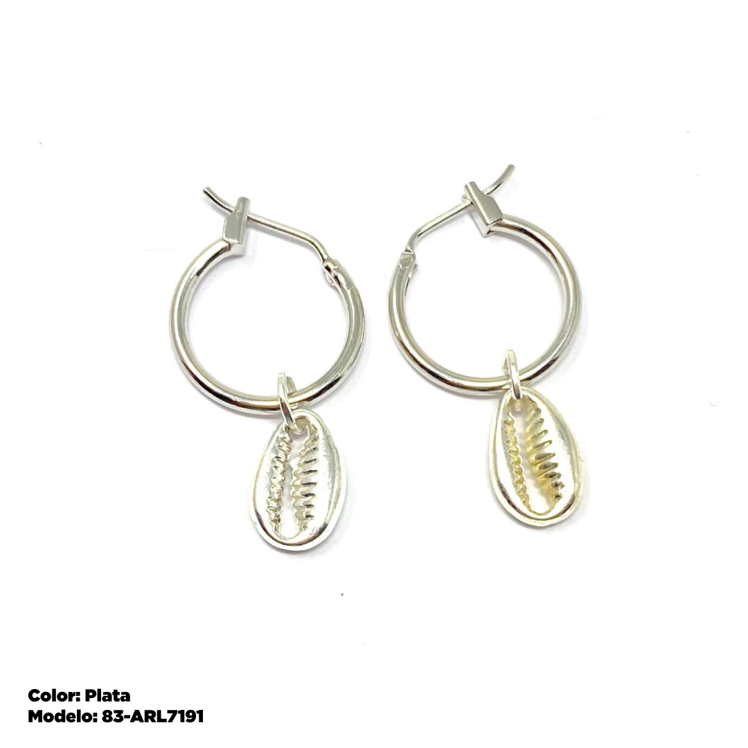 Aretes Dama Plata 83-ARL7191