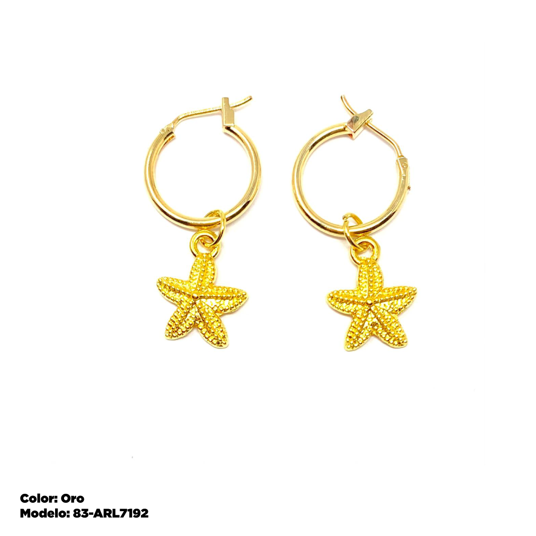 Aretes Dama Oro 83-ARL7192