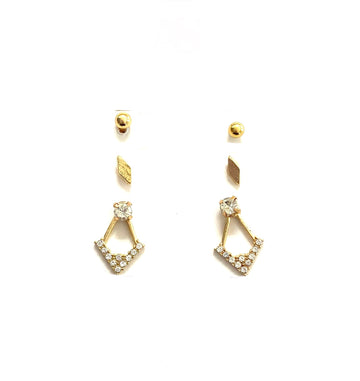 Aretes Dama Oro 83-ARN8128