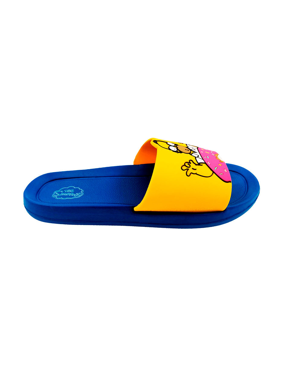 Sandalias Caballero Homero Simpson Dona Amarillo Azul 14-SSIMA00006