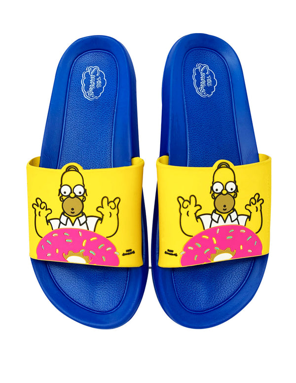 Sandalias Caballero Homero Simpson Dona Amarillo Azul 14-SSIMA00006